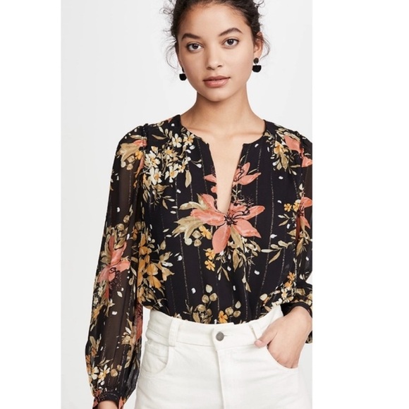 Joie Albany Floral Blouse. - Picture 1 of 10